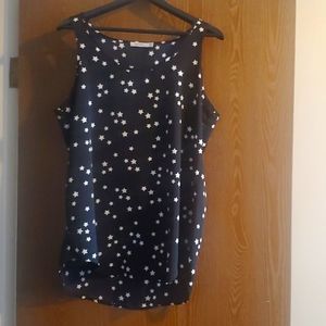 Rickis black sleeveless blouse Lg